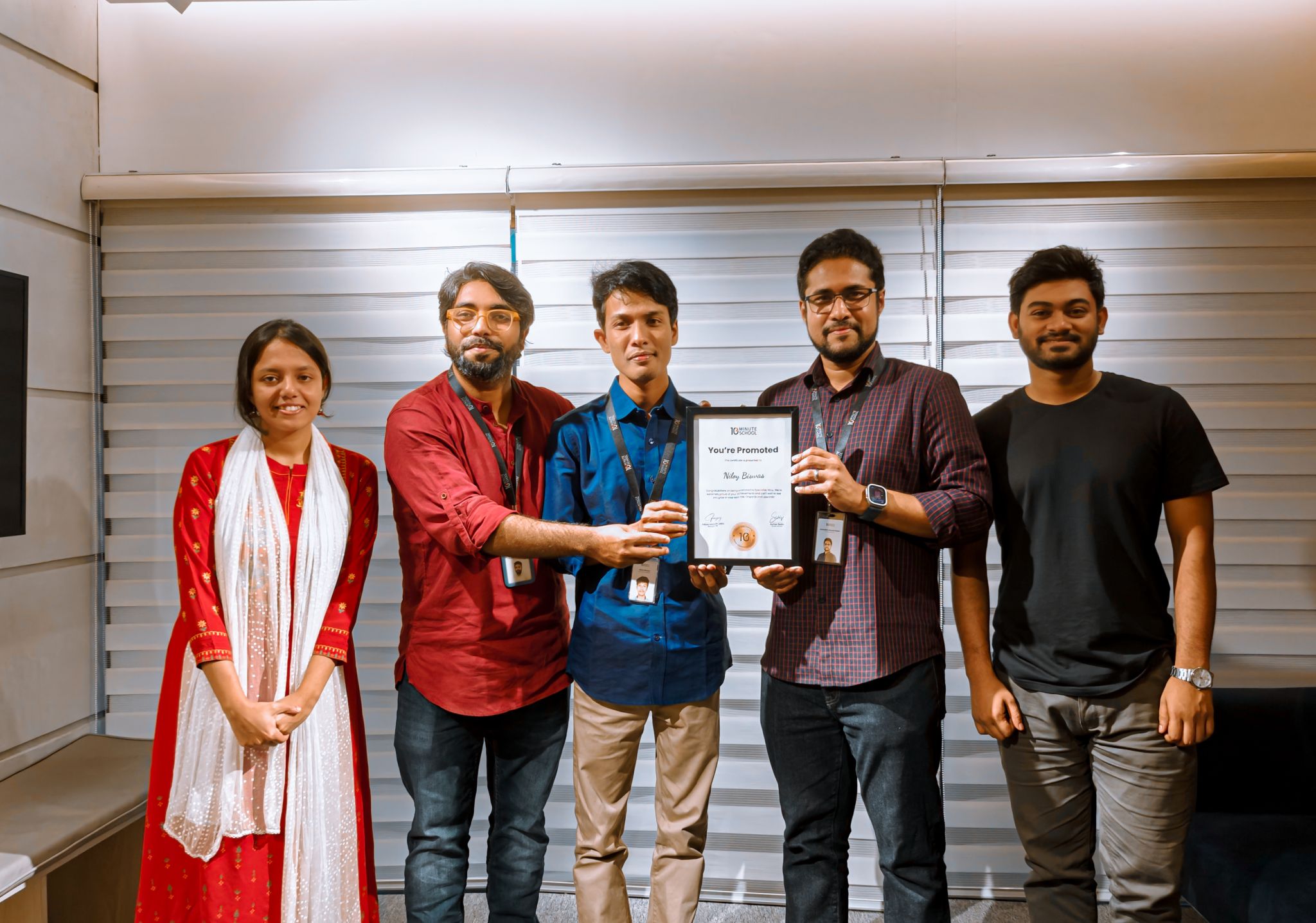 10ms promotion-ceremony of Niloy Biswas - Specialist